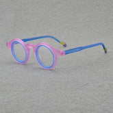 Garth Round Acetate Glasses Frame Round Frames Southood Pink